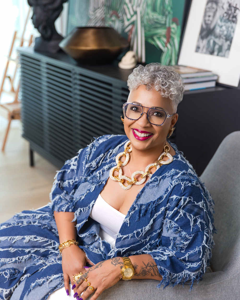 Danielle Fisher, founder of Creations by Jimmy's Daughter
