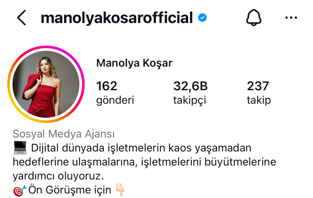 manolyakosarofficial Instagram profili