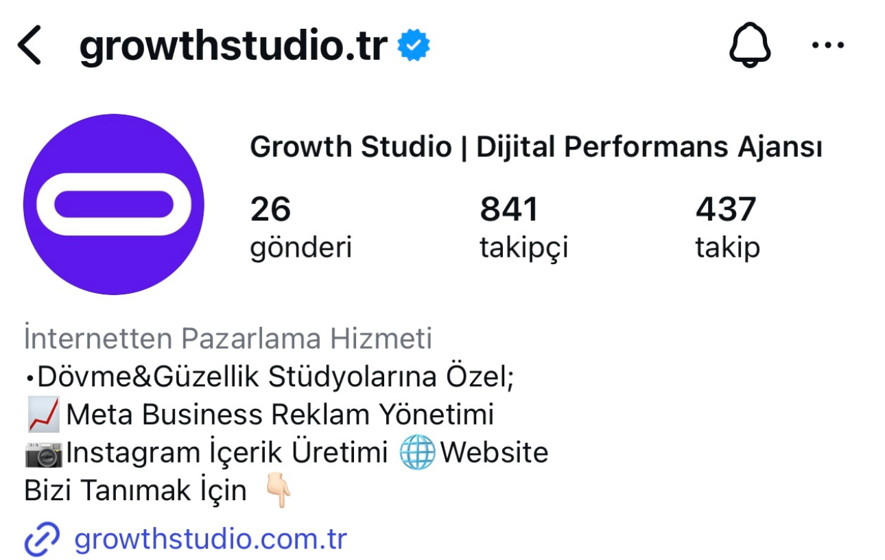 growthstudio.tr Instagram profili