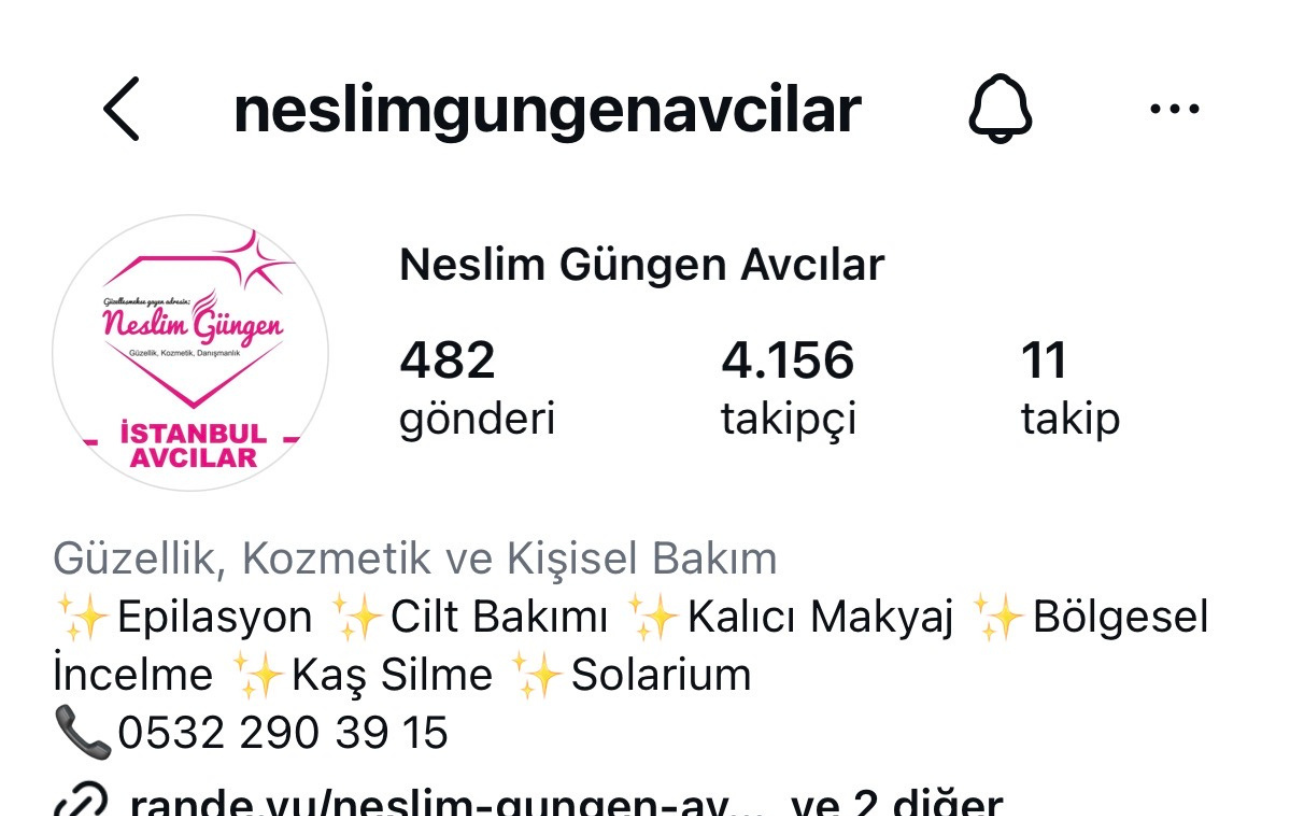 Sude Cansın Kamış Instagram profili