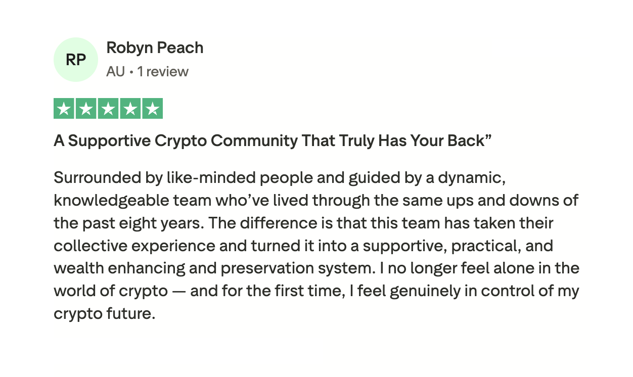 Trustpilot review · Melissa
