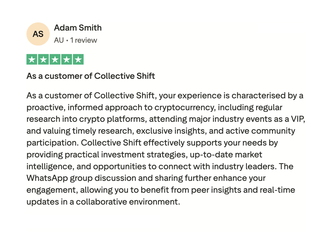 Trustpilot review · Allen Phillips