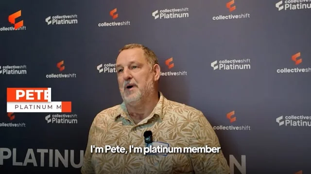 Pete, Collective Shift member, in their video story