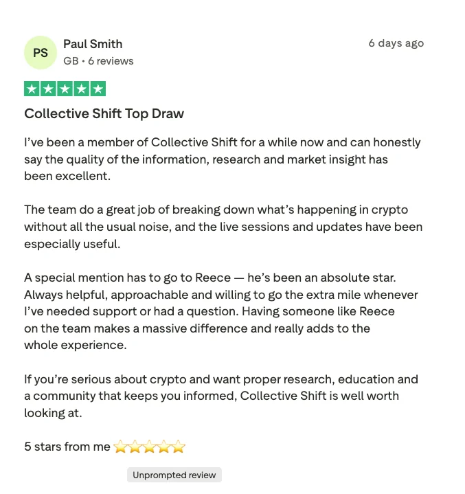 Member review