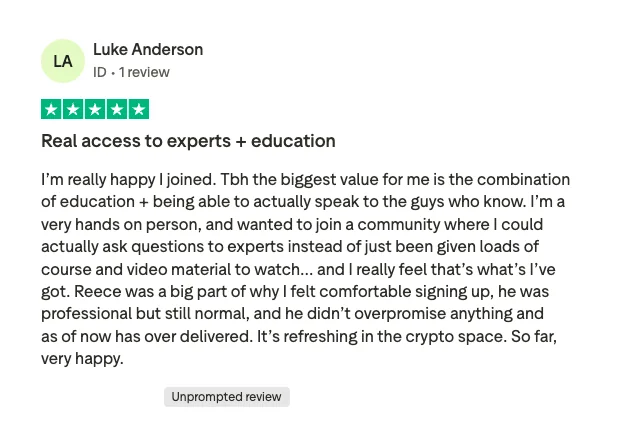 Member review