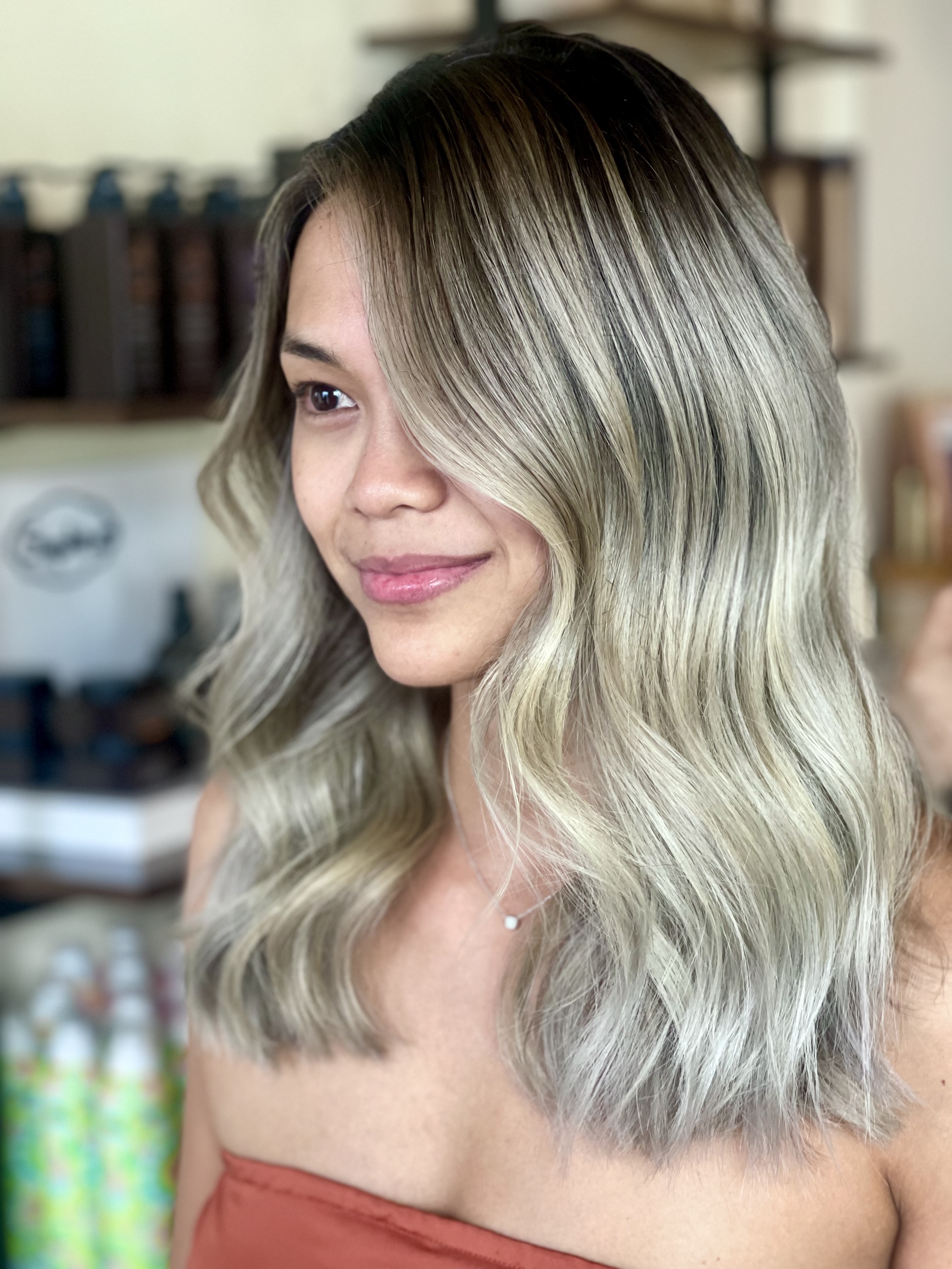Shiny, healthy hair result from a College Park smoothing treatment