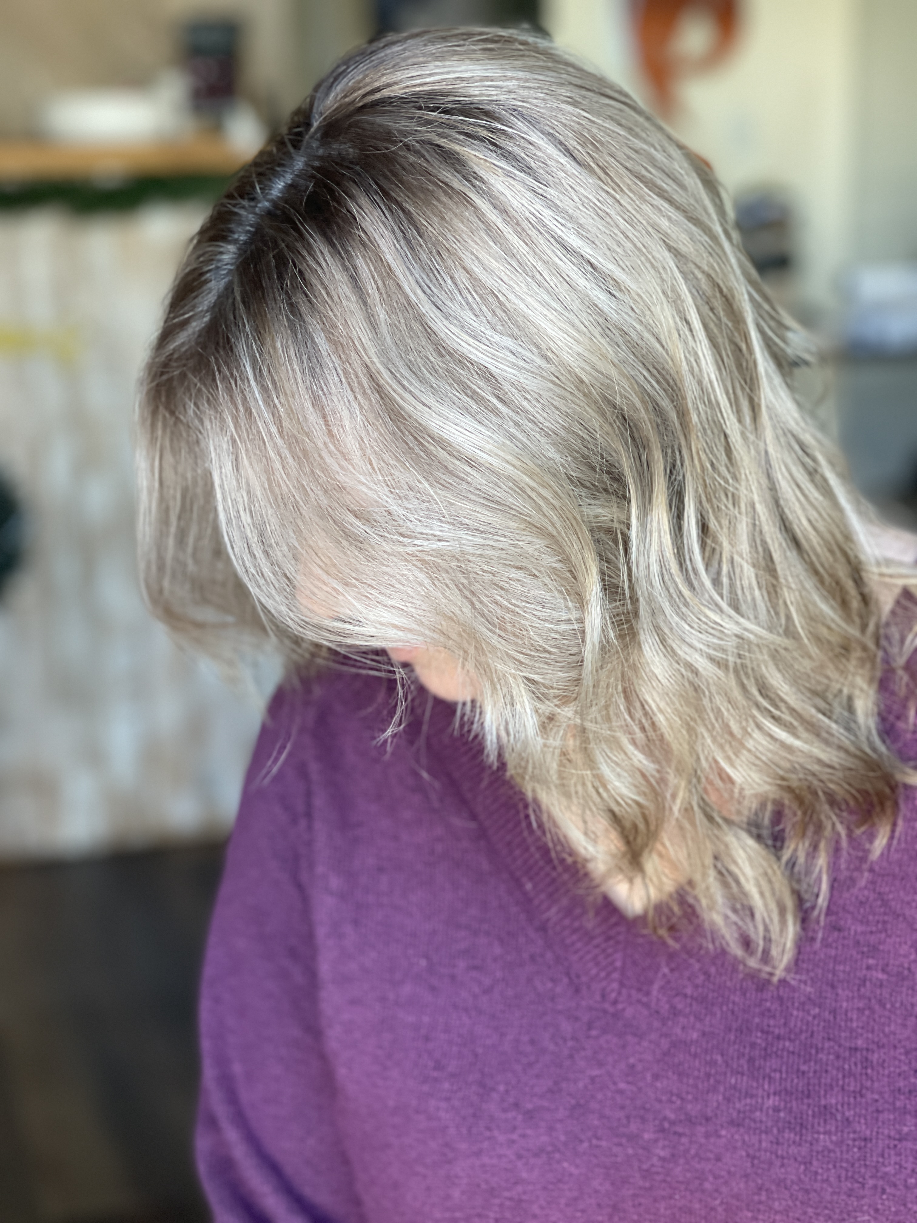 Brazilian Blowout paired with balayage color