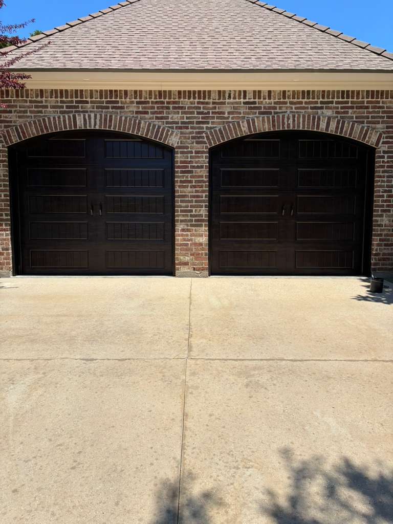 After: freshly painted home exterior