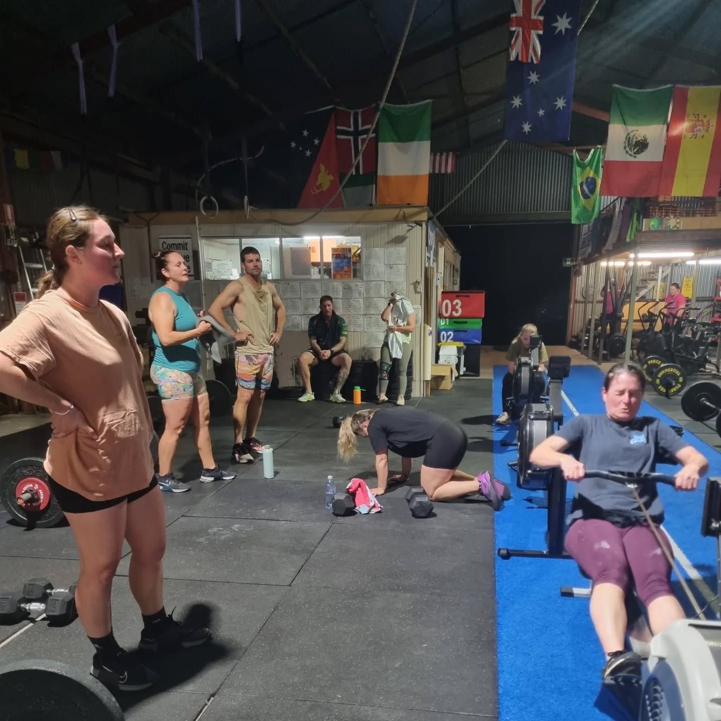 Group class at Dropbear Fitness