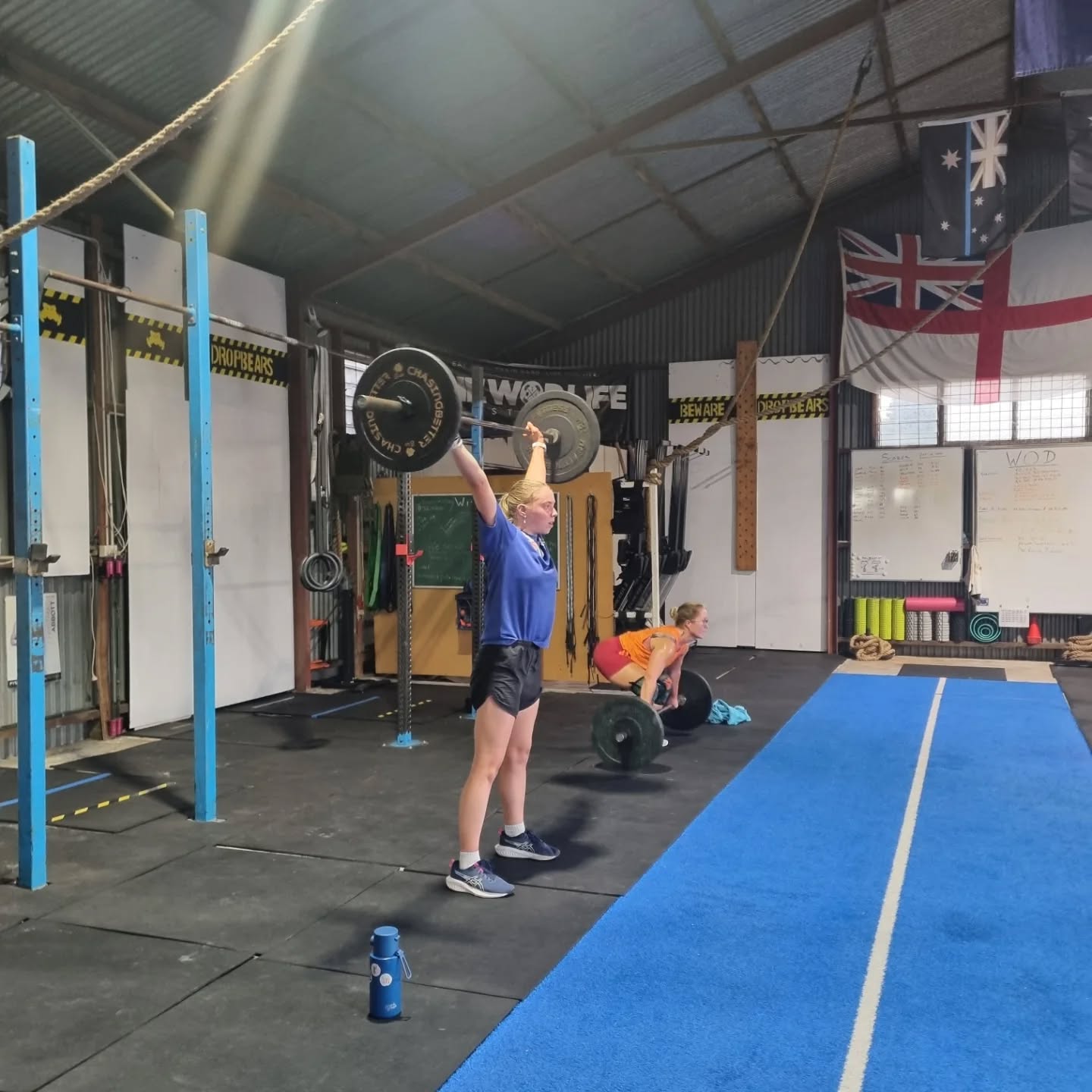 Athlete training at Dropbear Fitness