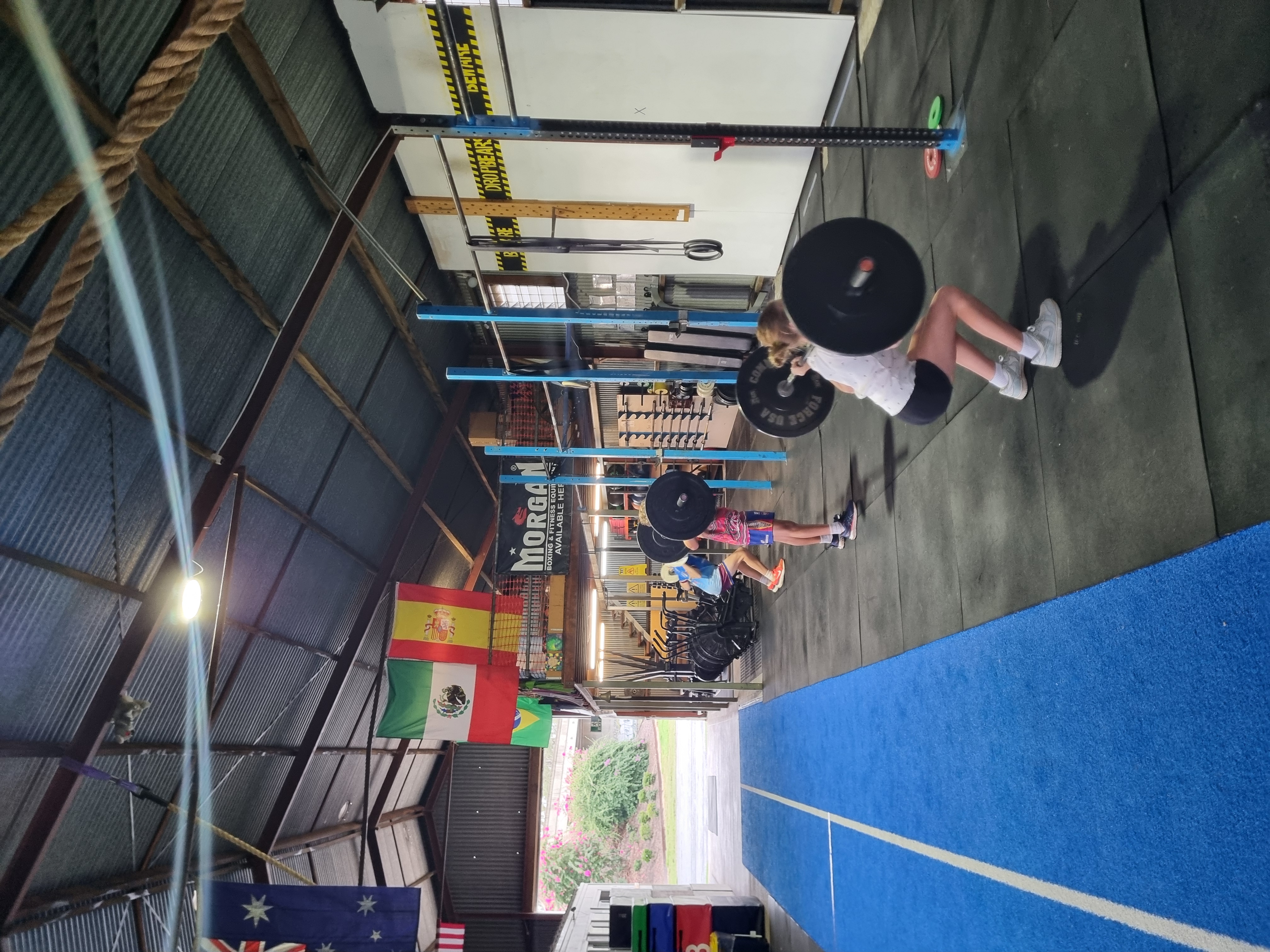 New member trying a free class at DropBear CrossFit