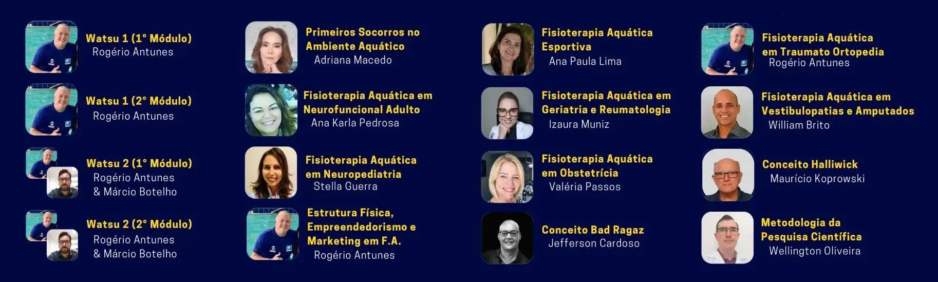 Pós-Graduação em Fisioterapia Aquática