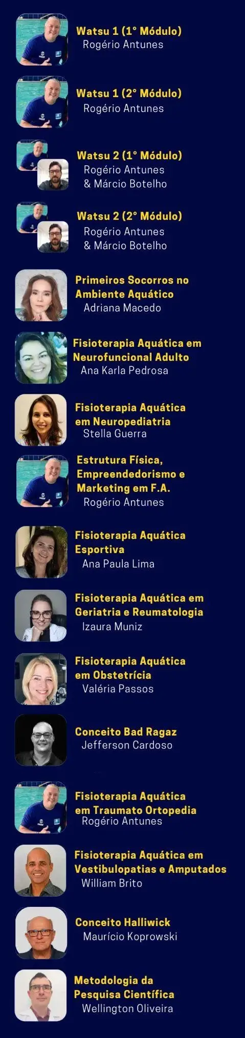 Pós-Graduação em Fisioterapia Aquática