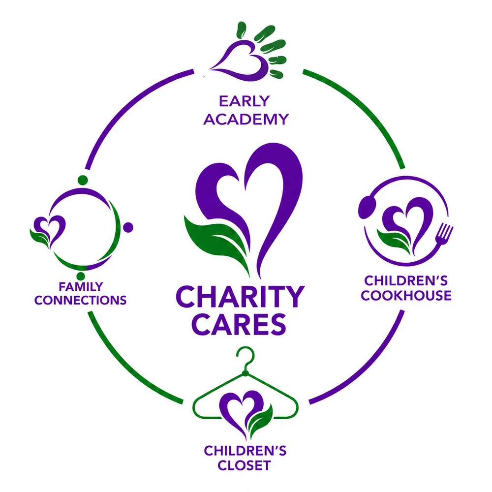 Charity Cares branding renewal by Digital Soufflé