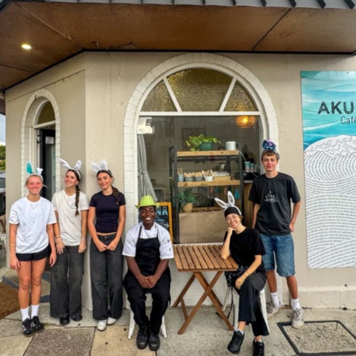The Akuna crew out front