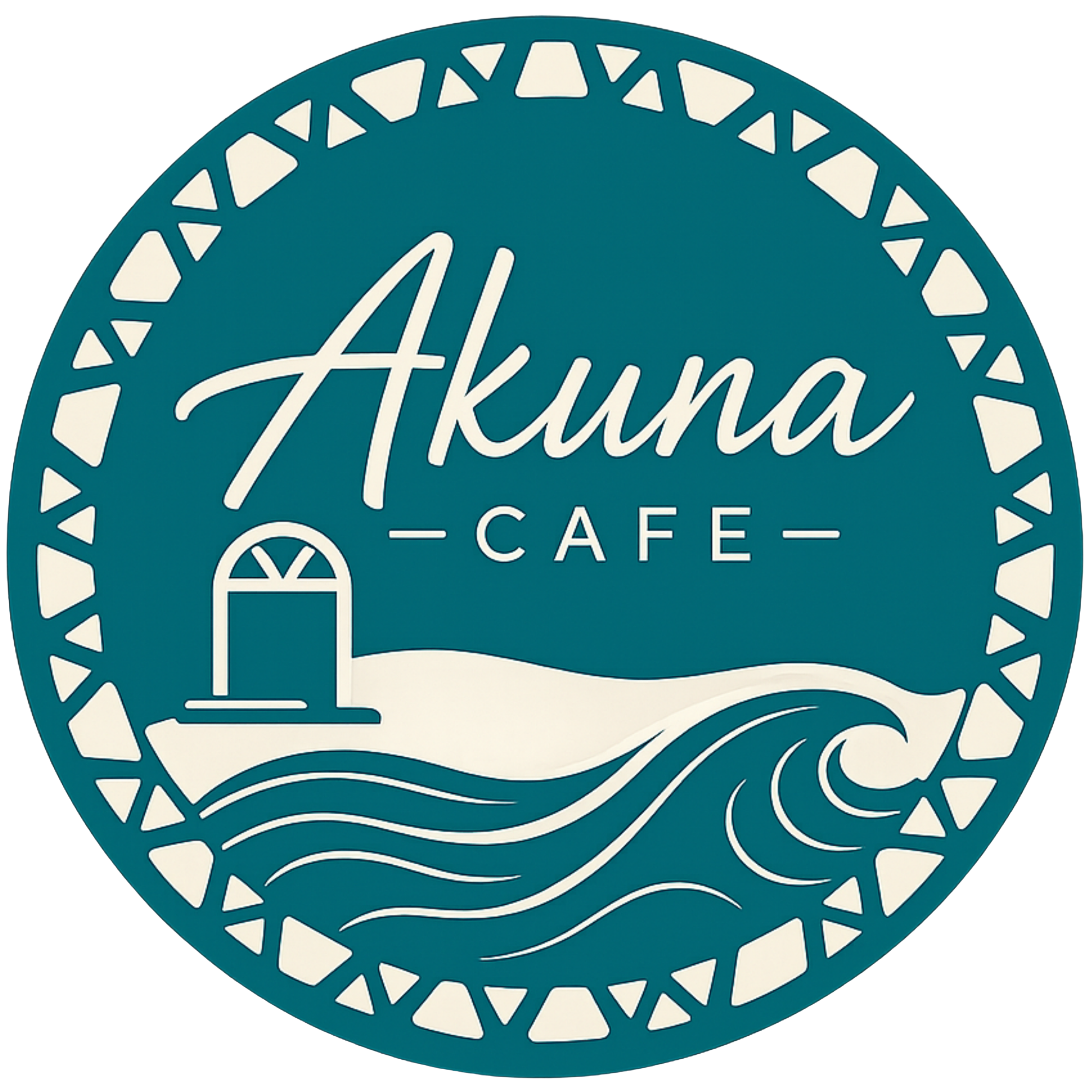 Akuna Cafe Merewether logo