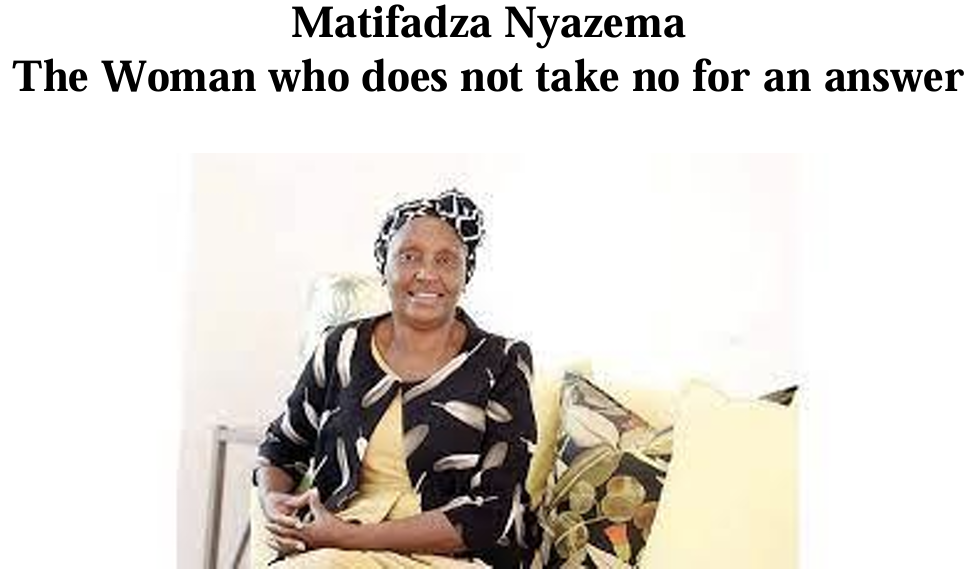 Matifadza Nyazema — Zimbabwean Business legend