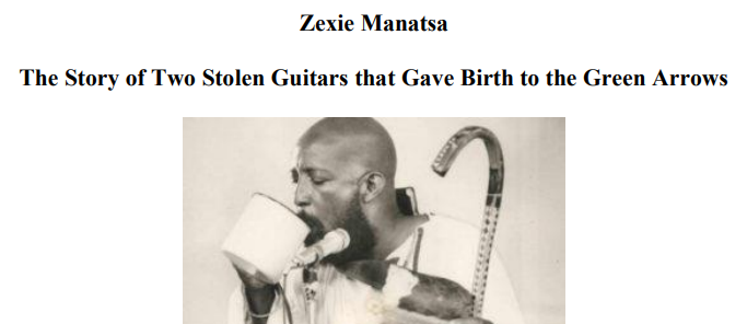 Zexie Manatsa — Zimbabwean Music legend