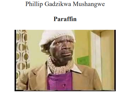 Phillip 'Paraffin' Mushangwe — Zimbabwean Movies legend