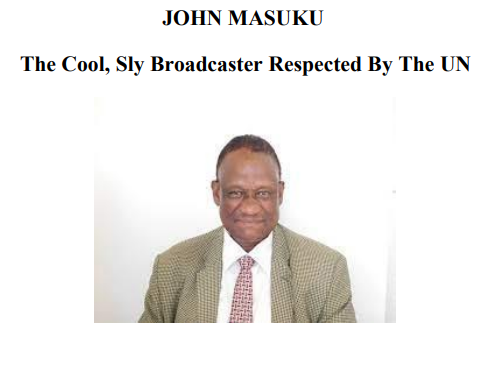John Masuku — Zimbabwean Broadcasting legend