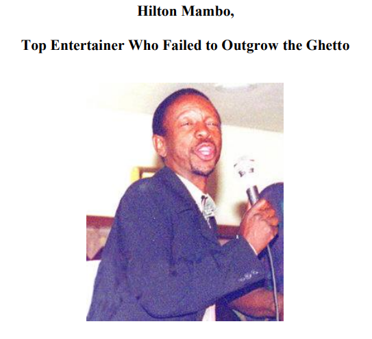 Hilton Mambo — Zimbabwean Broadcasting legend