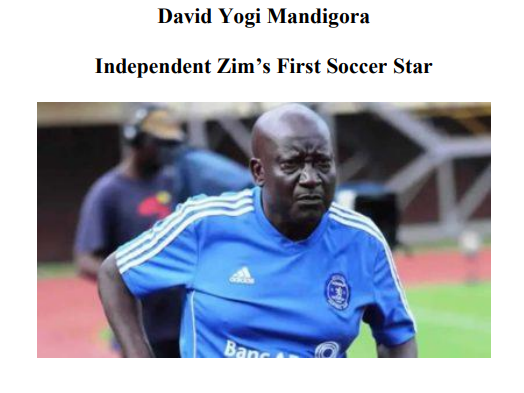 David Mandigora — Zimbabwean Soccer legend