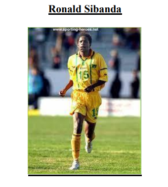 Ronald Sibanda — Zimbabwean Soccer legend