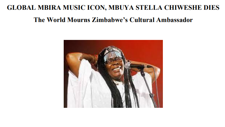 Stella Chiweshe — Zimbabwean Music legend