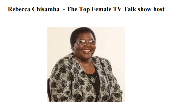 Rebecca Chisamba — Zimbabwean Broadcasting legend