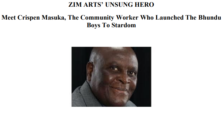 Crispen Masuka & The Bhundu Boys — Zimbabwean Music legend
