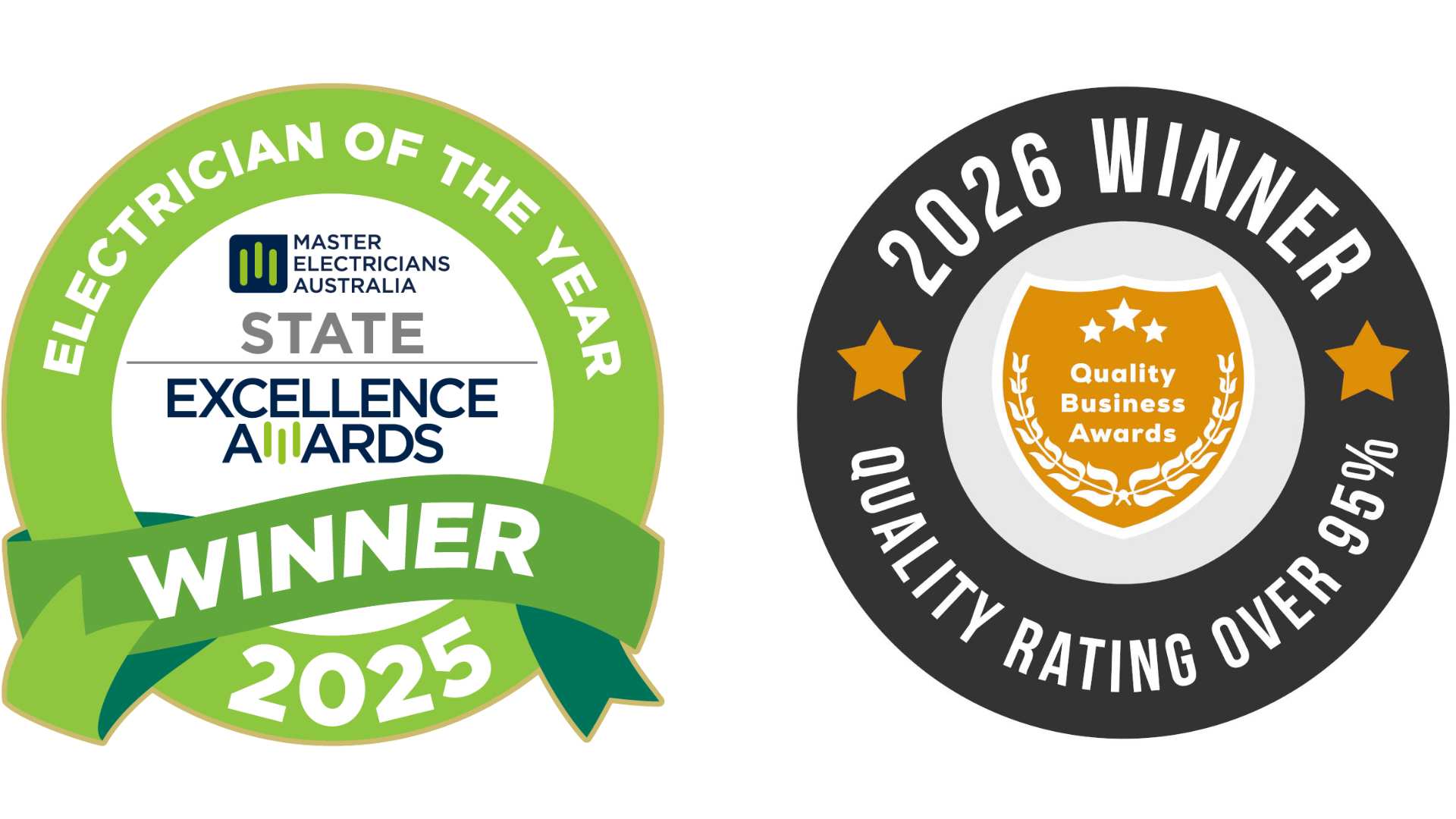 two awards for quality and excellence