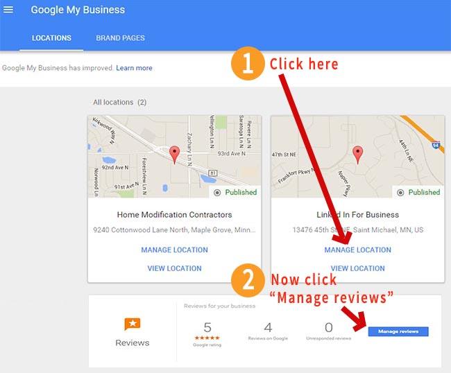 Google Business Profile setup showing storefront photo upload interface