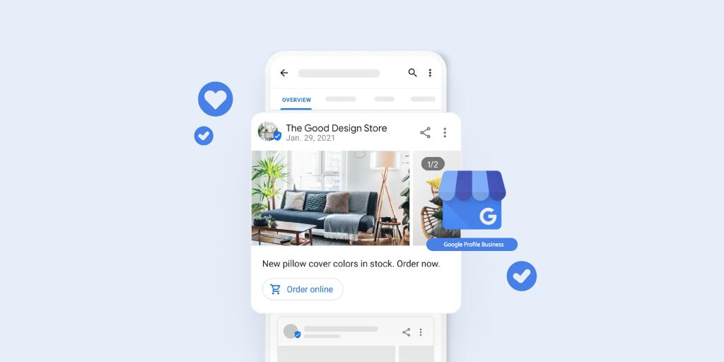 Google Business Profile on desktop and mobile devices