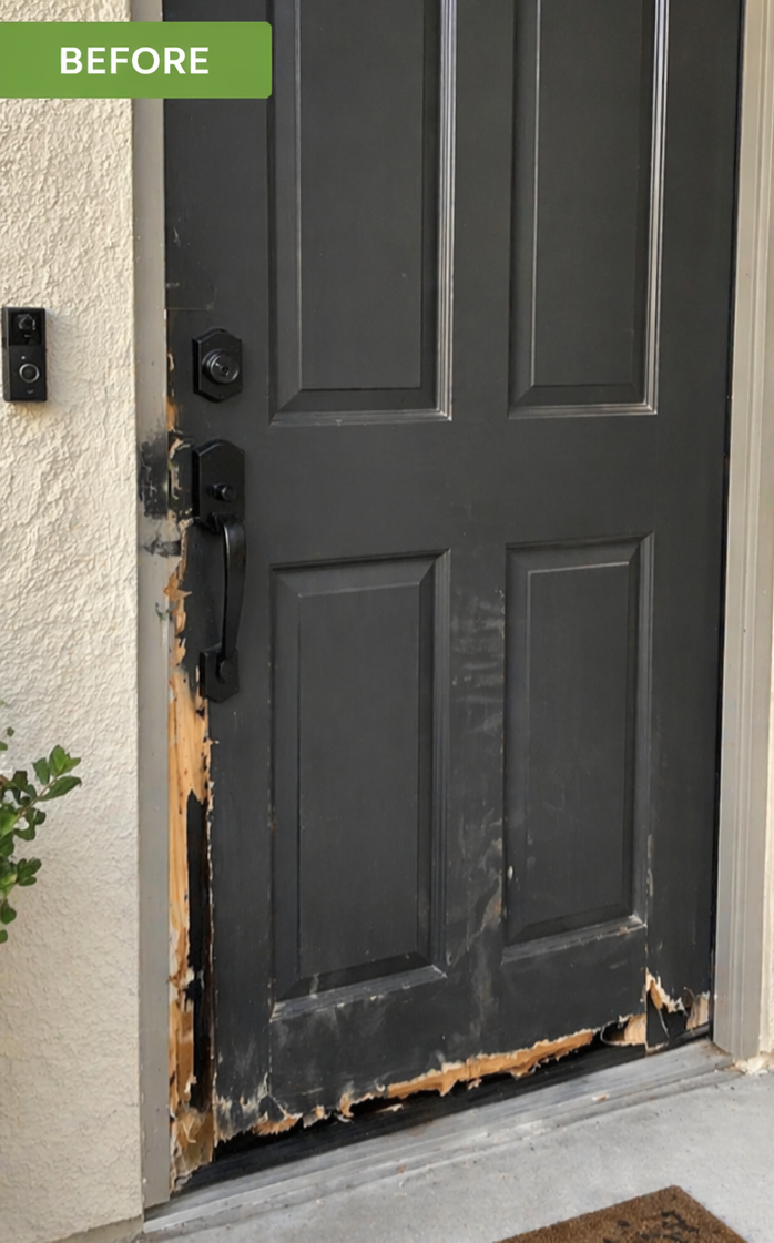 Before repair example one