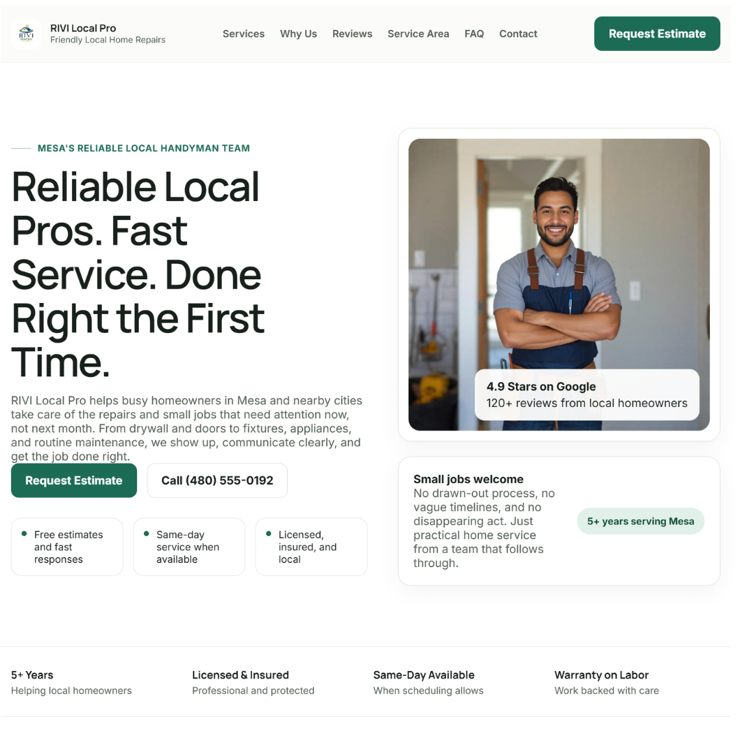 Clean Local Pro Template preview