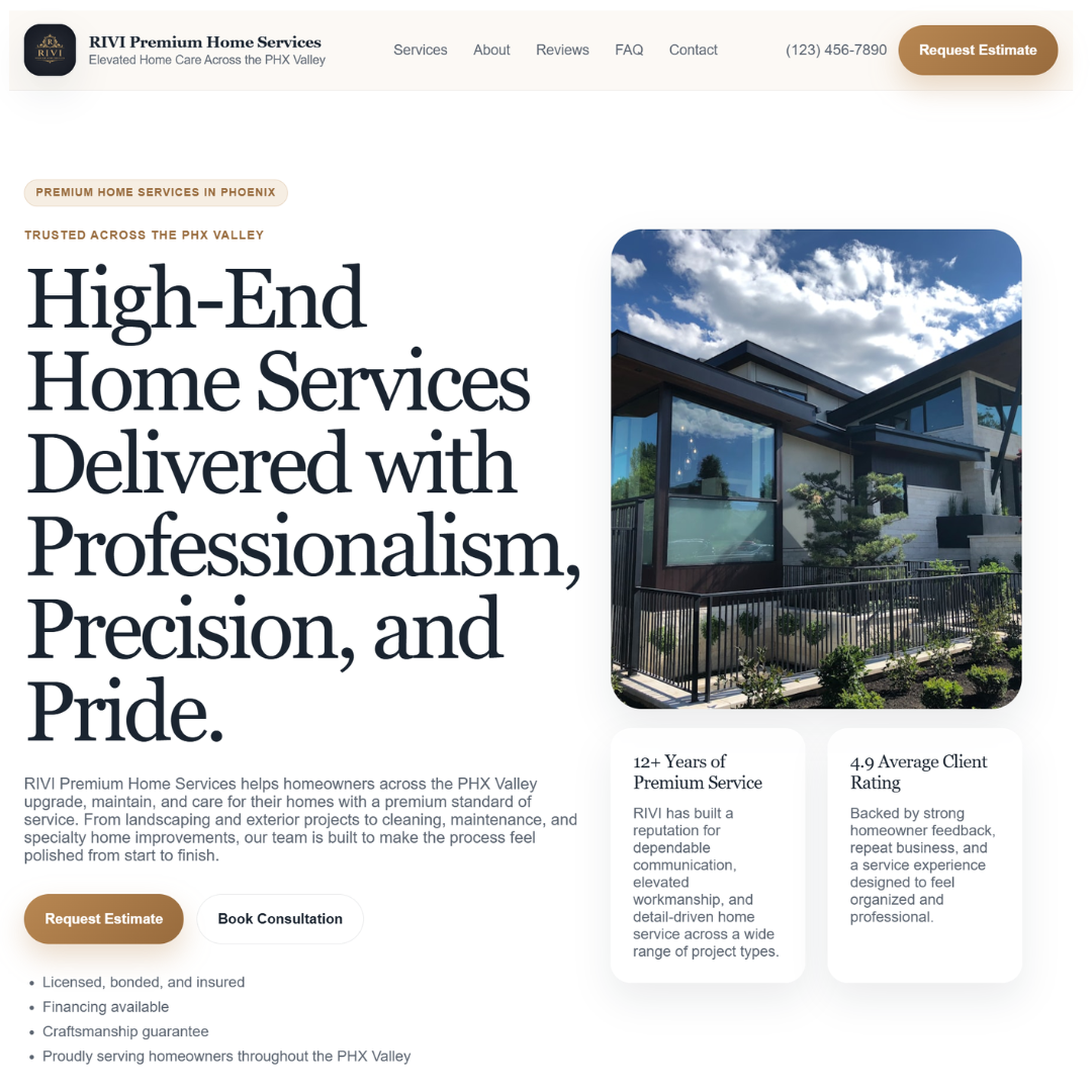 Premium Authority Template preview
