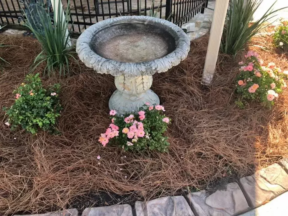 Landscaping flower beds in Monroe, LA