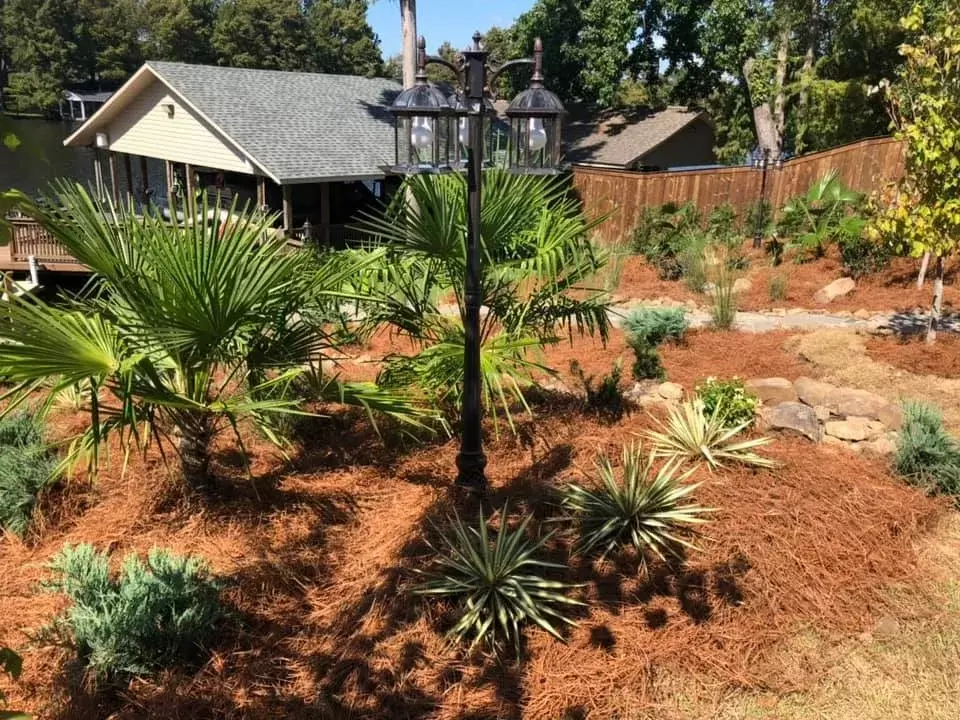 Flower beds in Bernice, LA