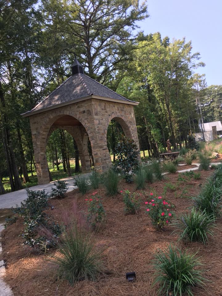 Commercial sprinkler installation in Northeast Louisiana.
