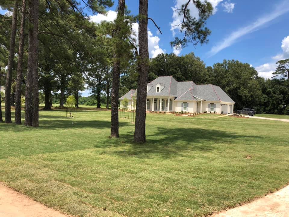 Freshly Sodded Yard in West Monroe, LA