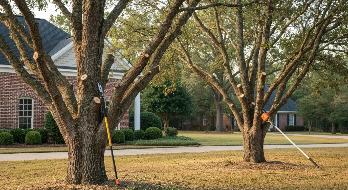 Tree trimming and pruning