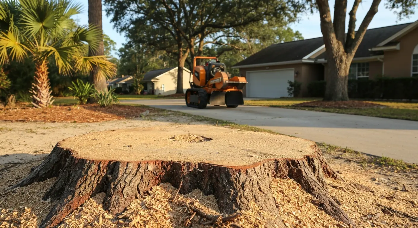 Stump grinding