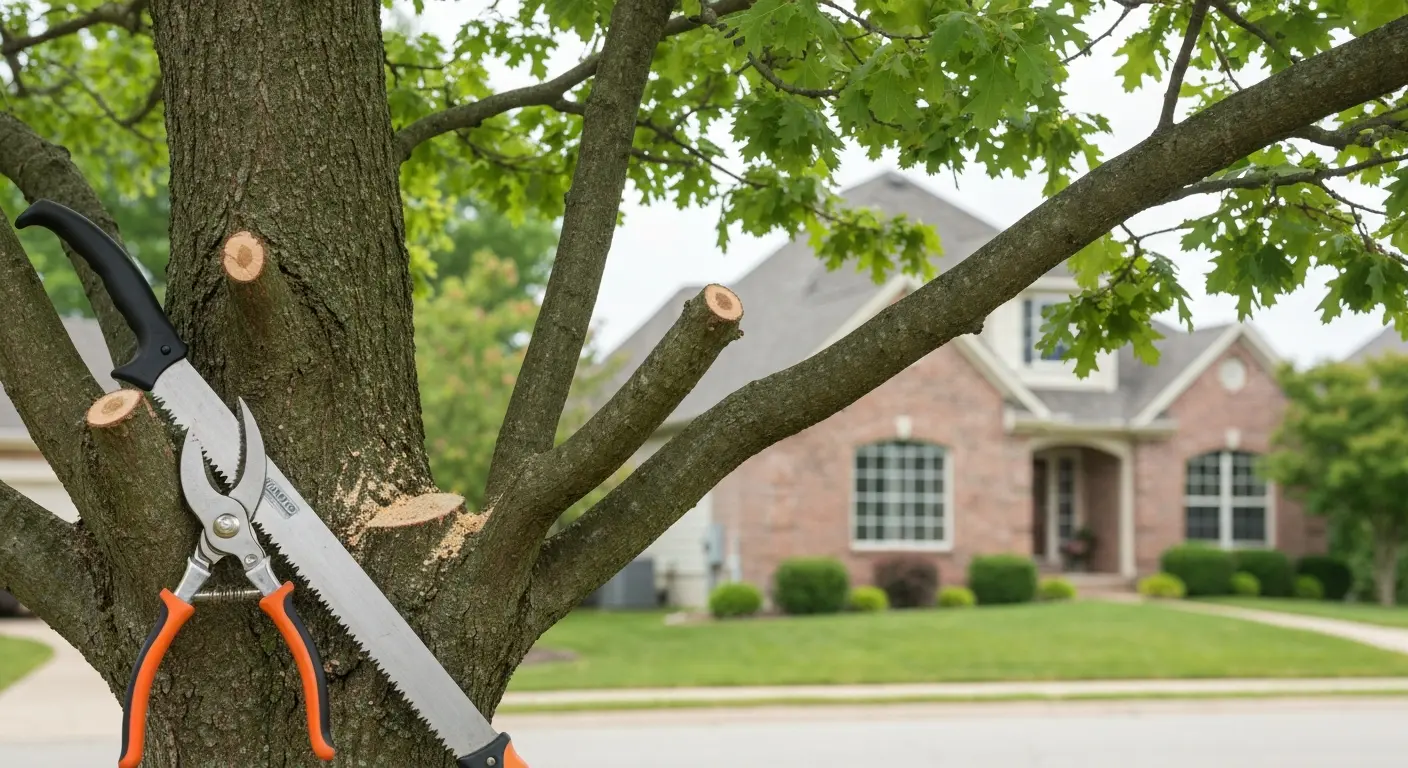 Deadwood removal from tree limb