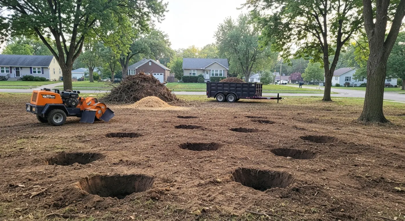 Land clearing and stump removal