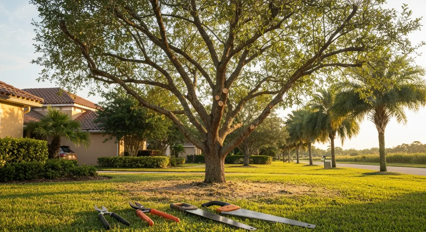 Tree trimming and pruning service