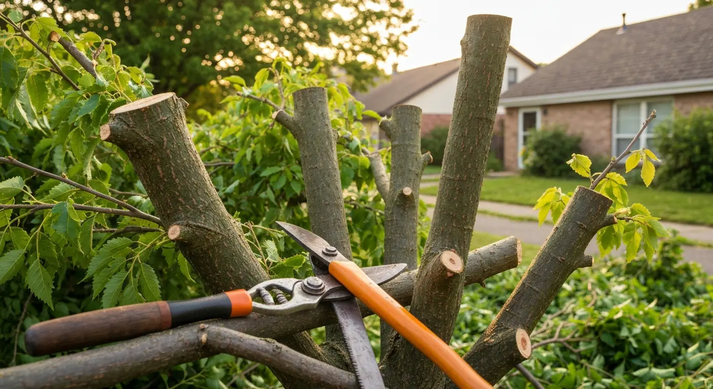 Tree trimming work