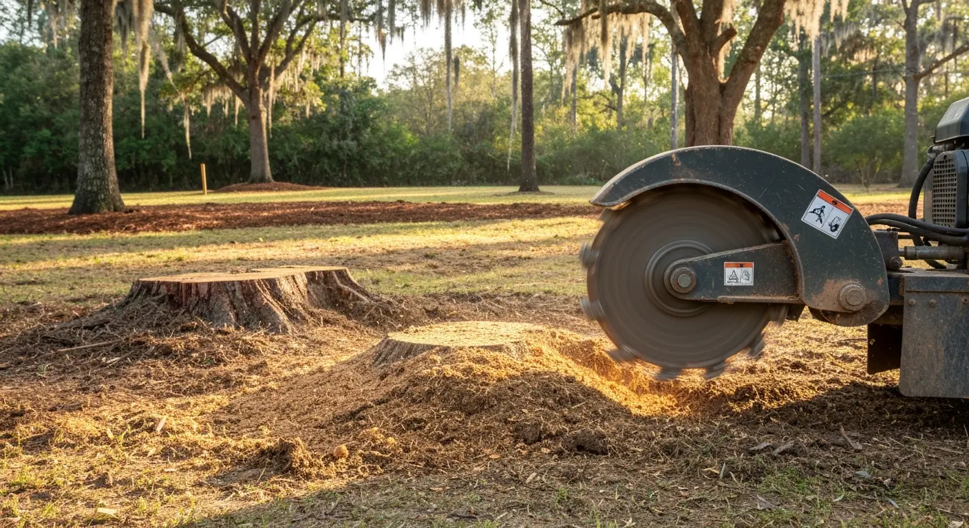 Stump grinding Brandon