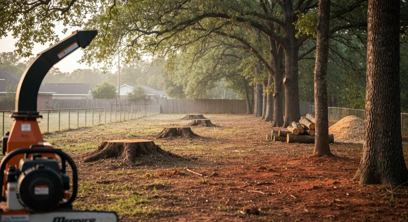 Tree removal and trimming service