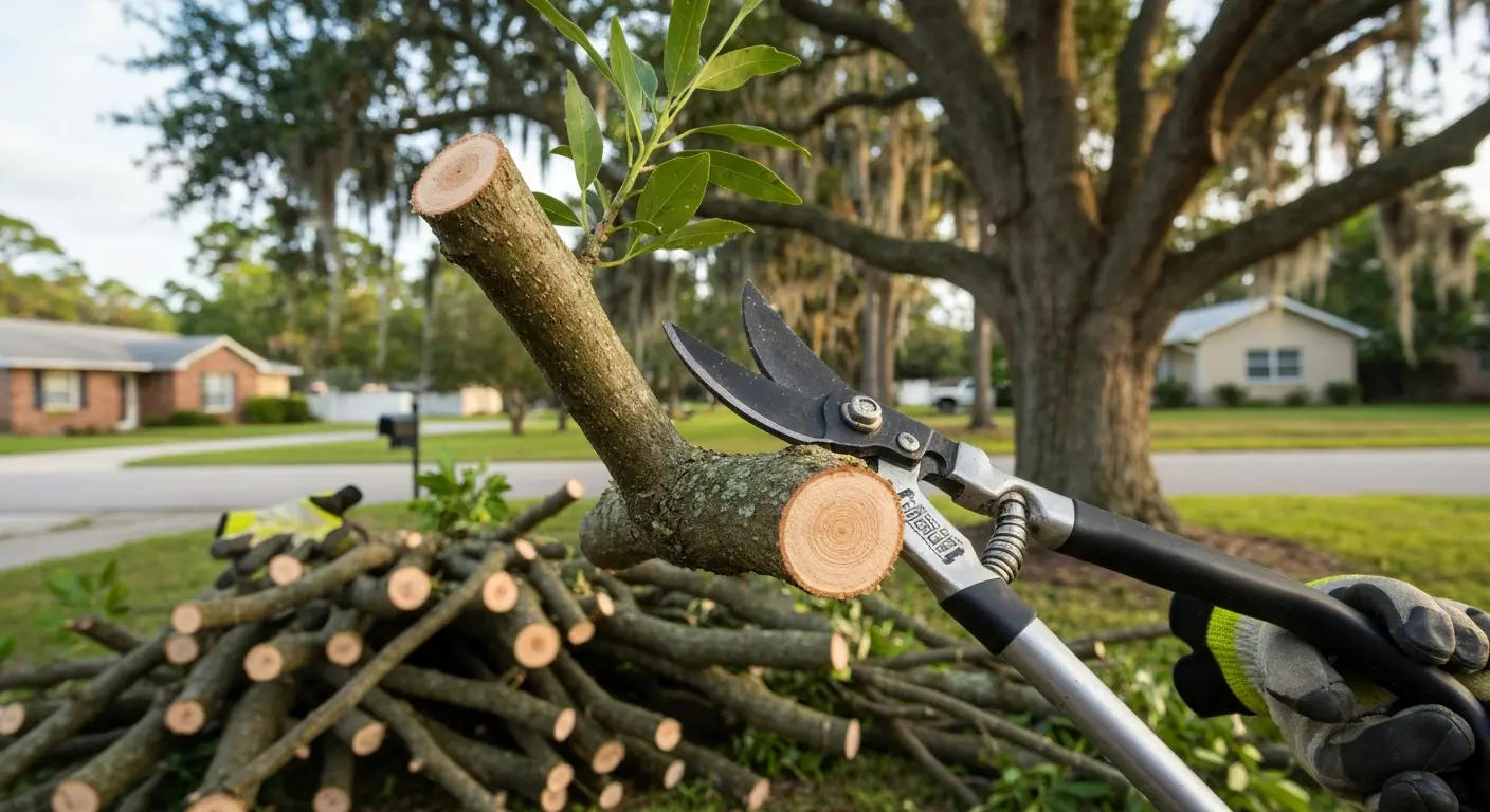 Tree trimming in Brandon