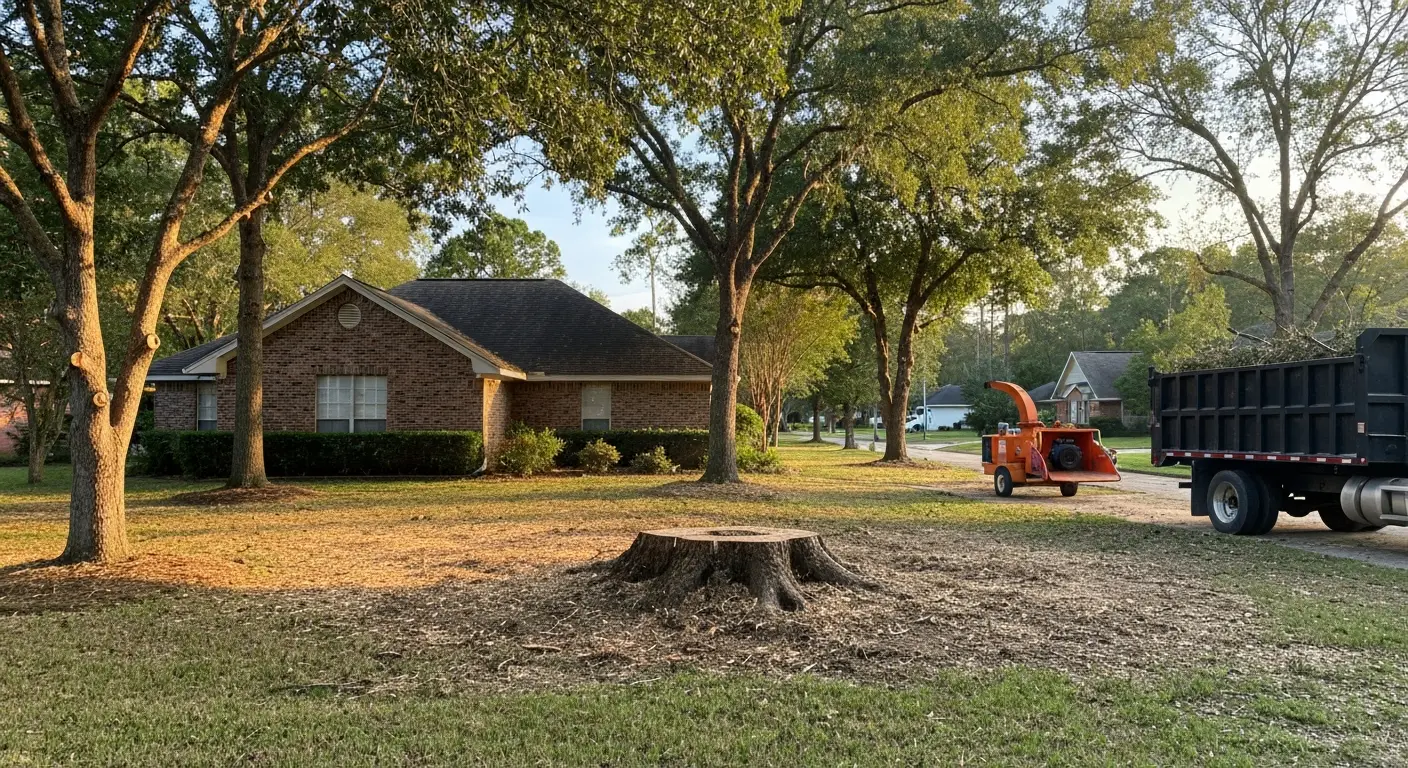 Dead tree removal project